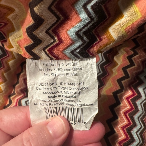 Missoni for Target Zigzag Bedding Full Queen👸Duvet & 2 pillowshams🛌Get to Bed! - Picture 5 of 11